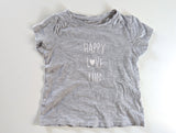 T-Shirt, Happy - Vertbaudet, Mädchen Gr.92/98