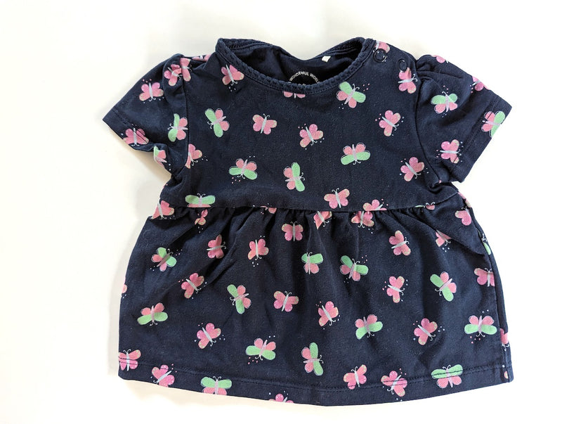 *Neuwertig* Tunika/Kleid, Schmetterlinge - S.Oliver, Mädchen Gr.62