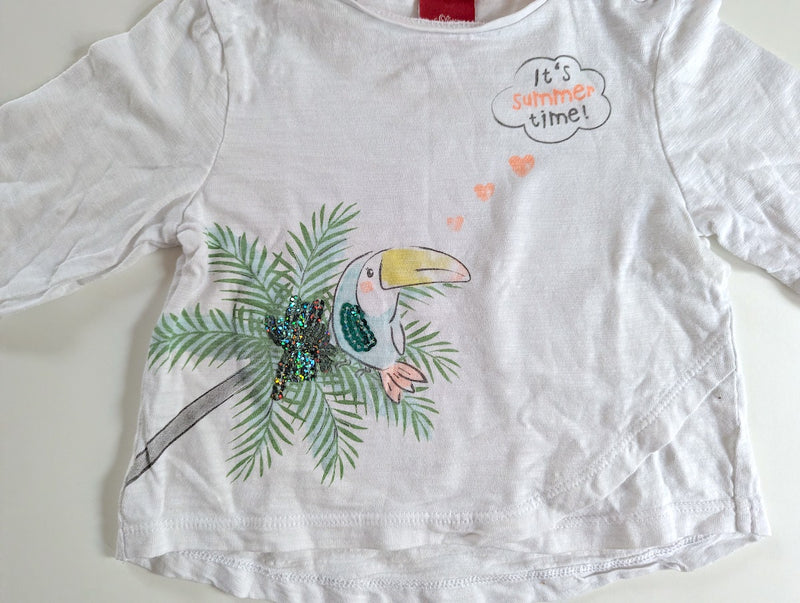 Langarmshirt, Tukan - S.Oliver, Mädchen Gr.62/68