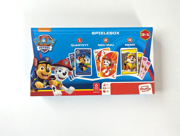 Paw Patrol, Spielebox 3in1 - Nickelodeon, ab 4 Jahre