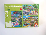 3  x 24 Puzzles - Schmidt, ab 3 Jahren