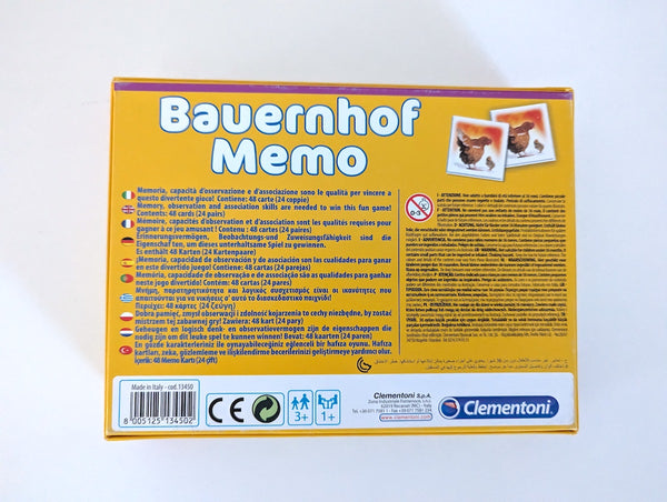 Memo Bauernhof - Clementoni, ab 3 Jahre