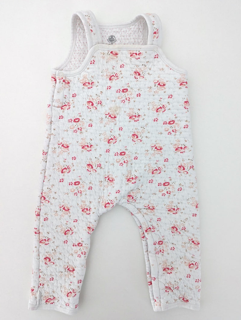 Weiche Latzhose/Overall - Petit Bateau, Mädchen Gr.74