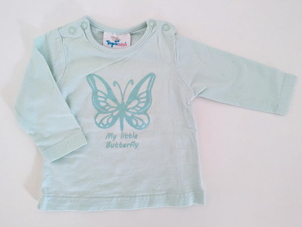 Langarmshirt, My little Butterfly - Topomini, Mädchen Gr.56