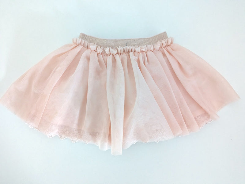Schicker Tüllrock mit Glitzer und Spitze - Vertbaudet, Mädchen Gr.74/80