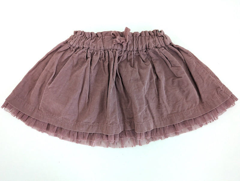 Dünner Cord-Rock mit Spitze - Zara, Mädchen Gr.68/74