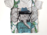 T-Shirt Elefant mit Hut, Organic - Name it, Gr.74/80