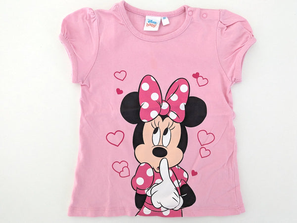 T-Shirt mit Minnie Maus - Disney Baby, Mädchen Gr.92