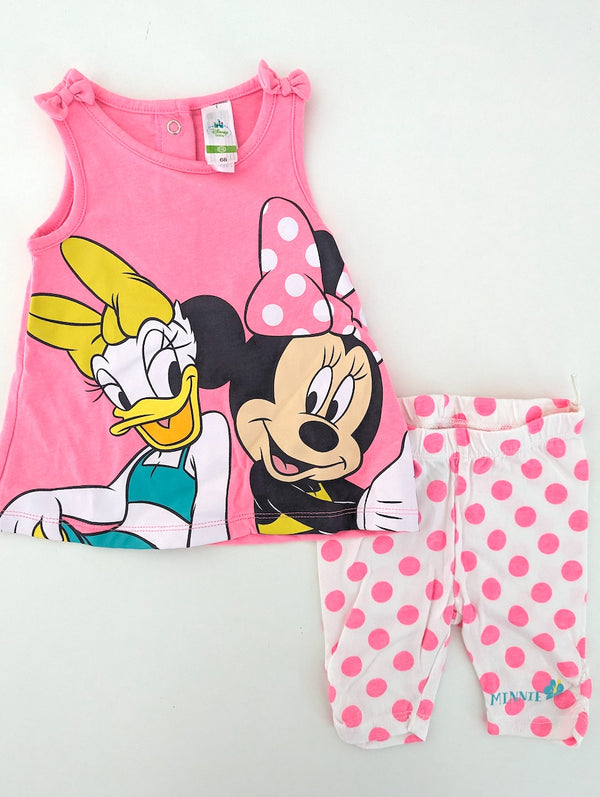 2er Set, Top & 7/8 Leggings - Disney Baby, Mädchen Gr.68