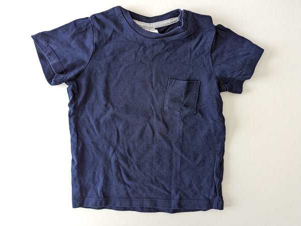 T-Shirt mit kleiner Brusttasche - H&M, Junge Gr.80
