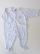 Schlaf-Strampler - Petit Bateau, Unisex Gr.62
