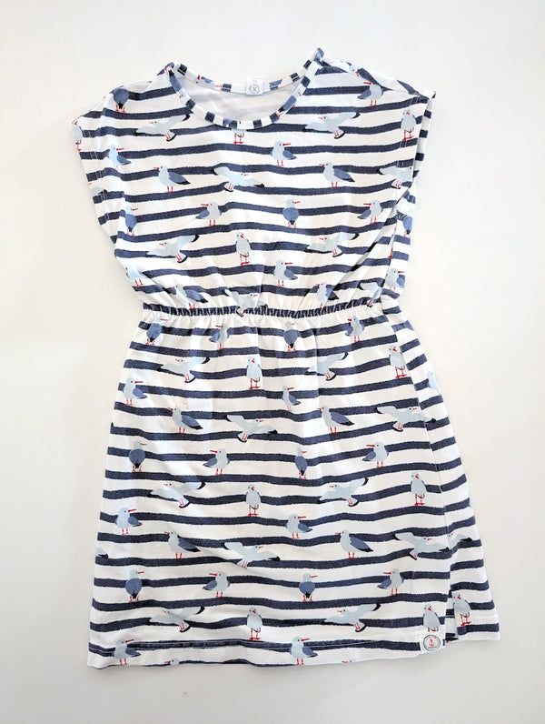 Jerseykleid mit Möwen - Maximo, Gr.104/110