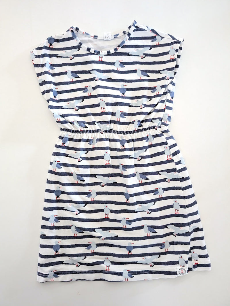 Jerseykleid mit Möwen - Maximo, Gr.104/110