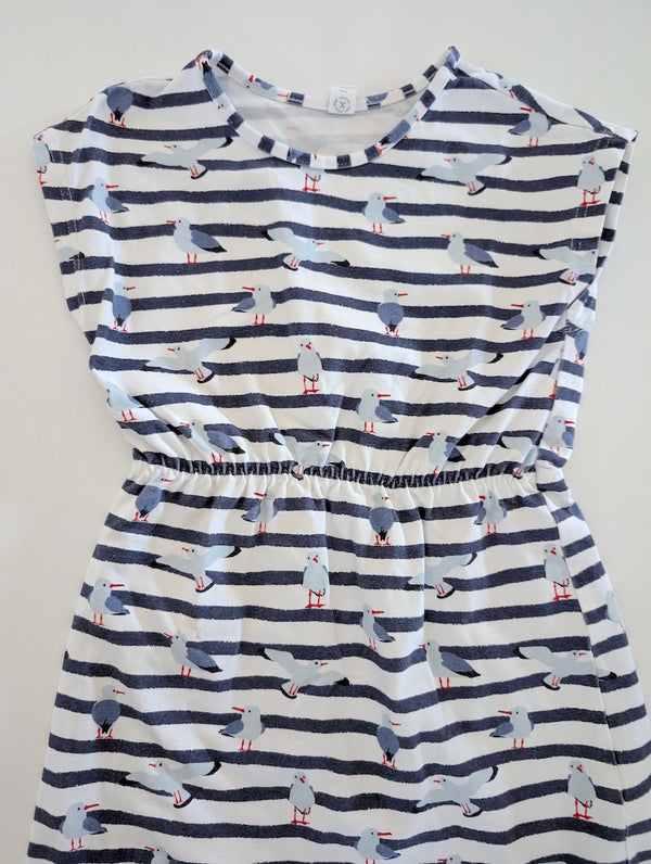 Jerseykleid mit Möwen - Maximo, Gr.104/110