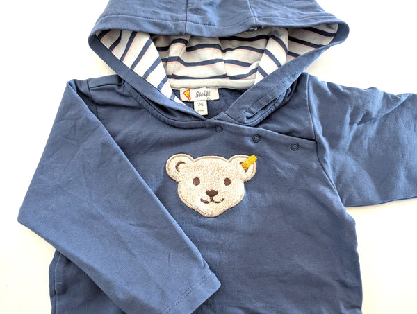 Sweatshirt mit Kapuze - Steiff, Mädchen Gr.74