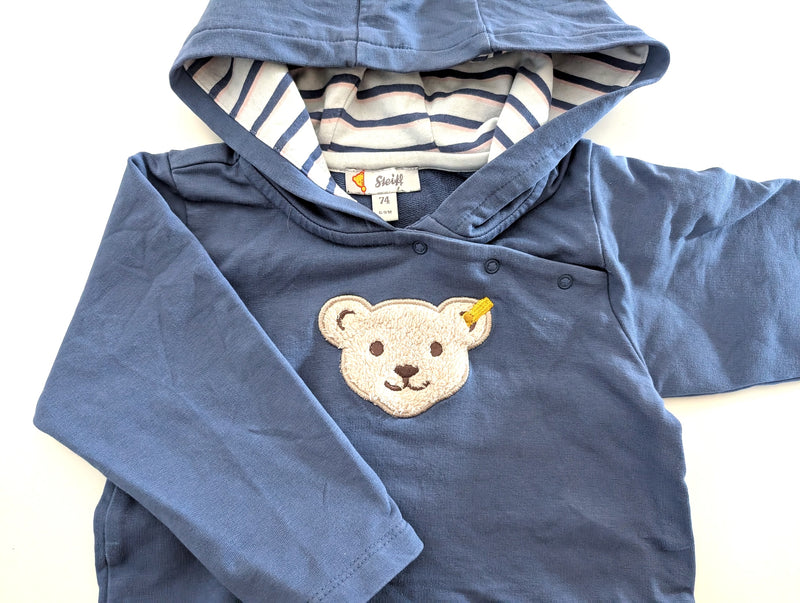 Sweatshirt mit Kapuze - Steiff, Mädchen Gr.74