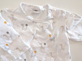 Basic Langarmshirt Giraffe - Feetje, Unisex Gr.62