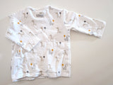 Basic Langarmshirt Giraffe - Feetje, Unisex Gr.62