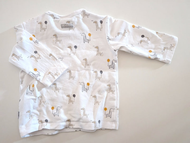 Basic Langarmshirt Giraffe - Feetje, Unisex Gr.62