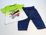*Neuwertig* T-Shirt und leichte Chinohose - Guess und Steiff Gr.56