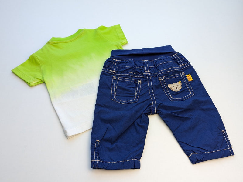 *Neuwertig* T-Shirt und leichte Chinohose - Guess und Steiff Gr.56