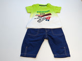 *Neuwertig* T-Shirt und leichte Chinohose - Guess und Steiff Gr.56