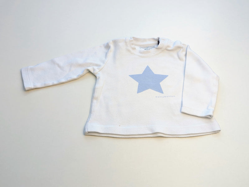 Langarmshirt Blauer Stern - Bellybutton Gr.62
