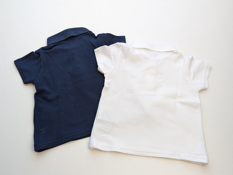 2 Poloshirts kurzarm - Benetton Gr.74