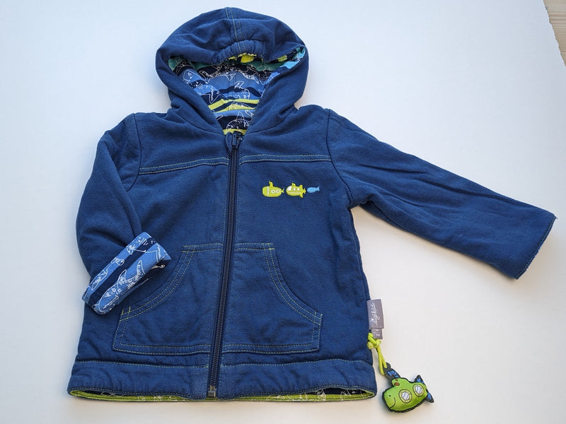 Weiche Wendejacke wattiert - Sigikid Gr.74