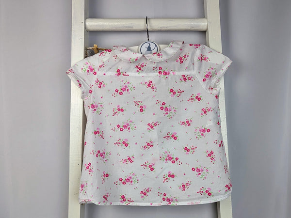 Kurzarm Bluse mit Rundkragen - Benetton, Gr.98/104
