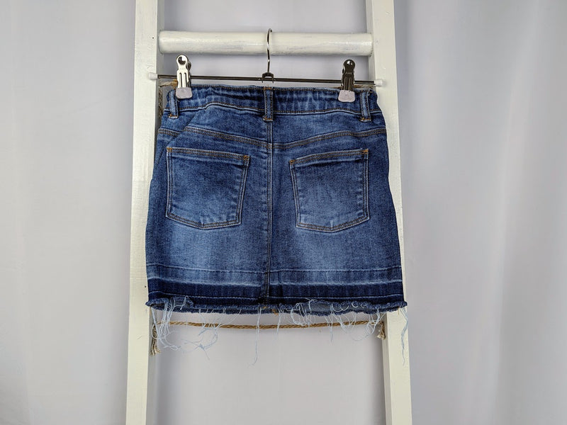 Jeansrock mit Paillettenherz - Jette by Staccato, Gr.122