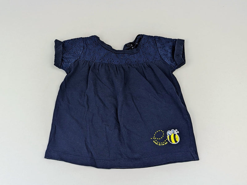 T-Shirt Biene - Blue Seven, Gr.74/80