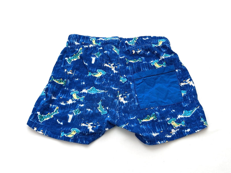 Kurze Stoffhose im Meer -Zara, Gr.92