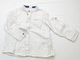 Weiches Baumwollhemd mit Stehkragen - H&M, Gr.80