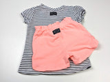 Sommer Outfit: T-Shirt mit Kirschen und passende Shorts - Feetje, Gr.80
