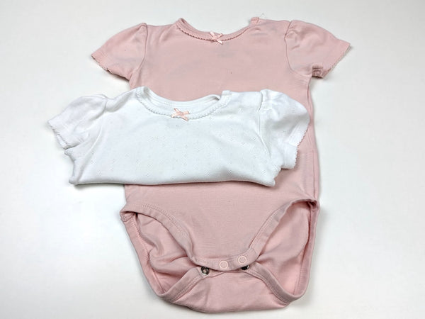 2er-Pack Kurzarmbodys Organic Cotton- H&M, Gr.74