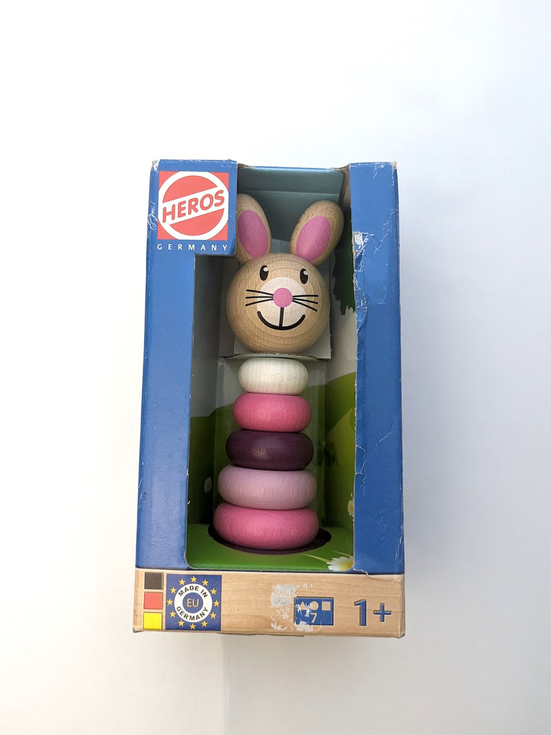 *Neu* Steckfigur Hase aus Holz - Heros, ab 1 Jahr