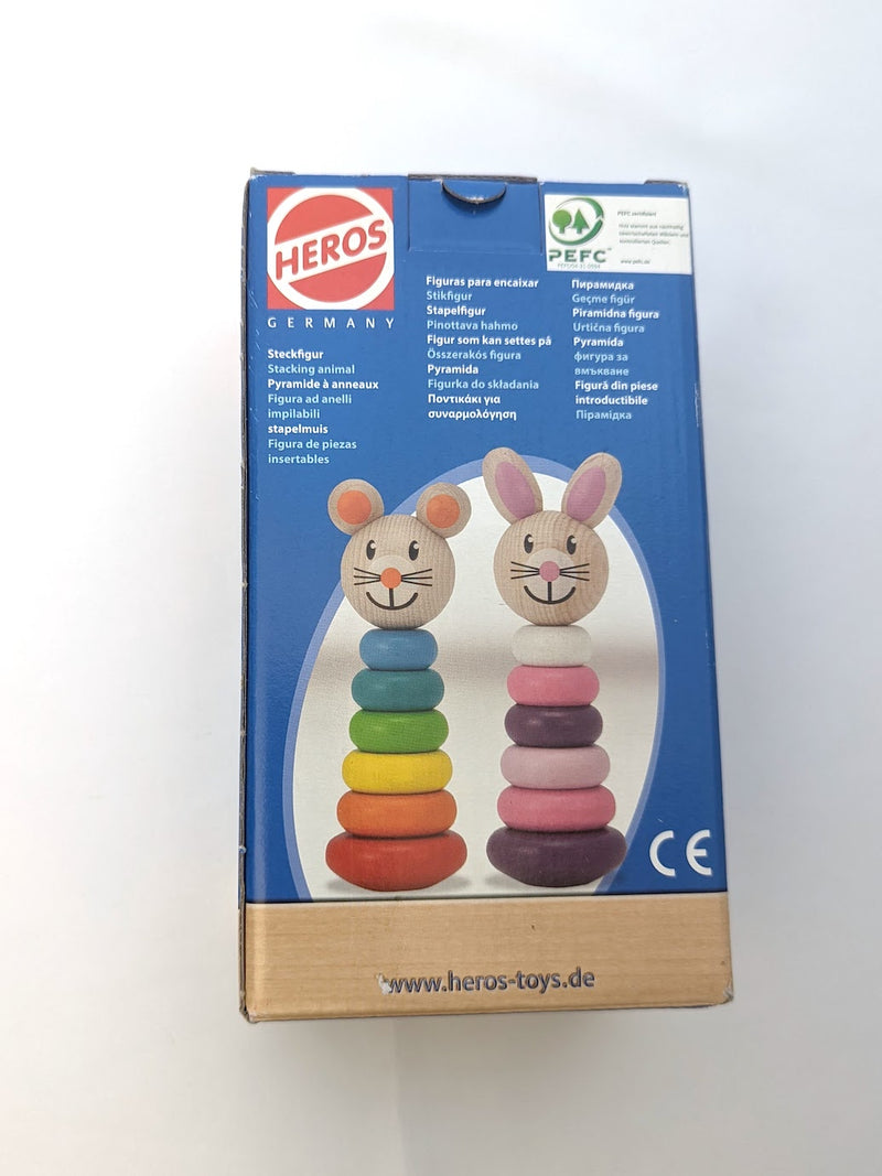 *Neu* Steckfigur Hase aus Holz - Heros, ab 1 Jahr