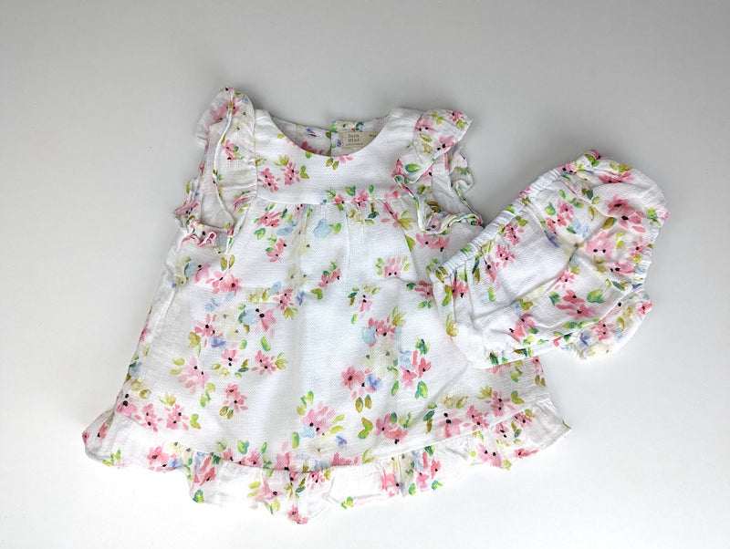 Sommerkleid mit Unterhöschen - Zara Mini, Gr.68