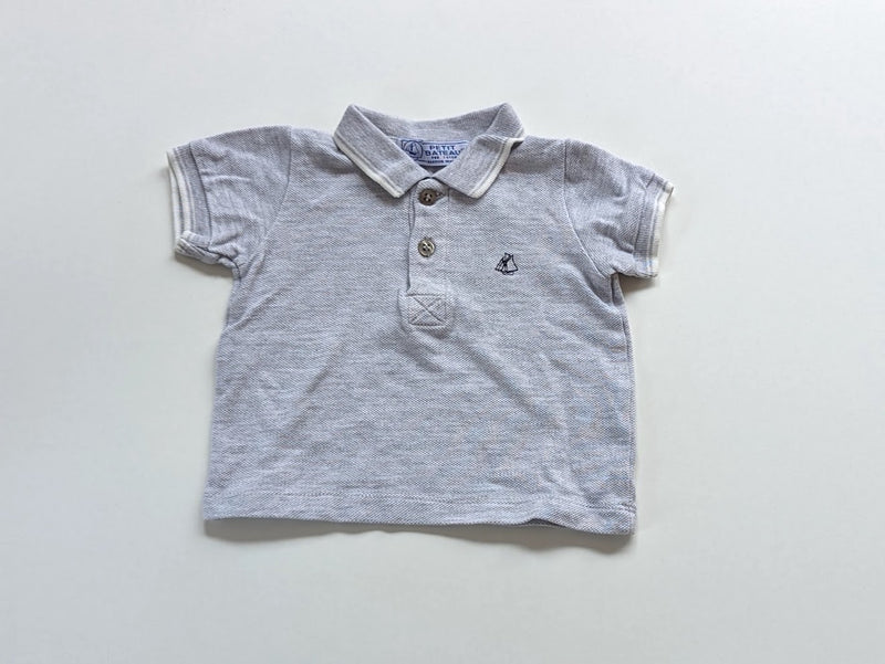 Poloshirt kurzarm - Petit Bateau, Gr.56/62