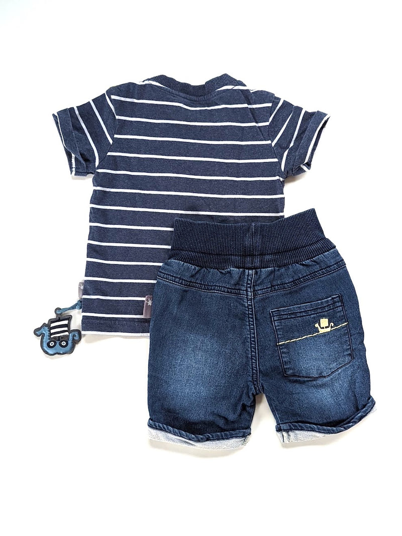 T-Shirt Wikinger und Shorts - Sigikid, Junge Gr.80/86