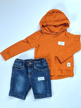 Frühjahr/Sommer: Langarmshirt mit kurzer Jeans -Name it&S.Oliver, Junge Gr.104