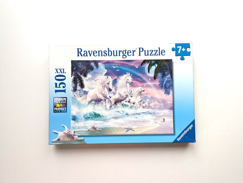 Puzzle 150XXL, Einhörner am Strand - Ravensburger, Ab 7 Jahre