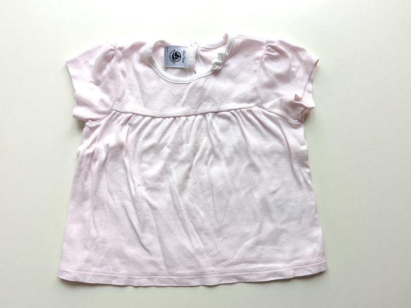 T-Shirt zartes Rosa- Petit Bateau, Gr.68