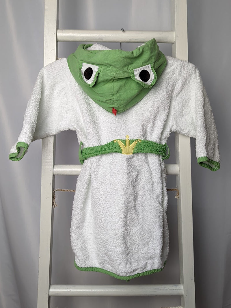 Froschkönig: Dünner Bademantel aus Frottee - Smithy, Gr.80-92