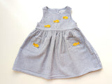 Leichtes Sommerkleid mit kleinen Fischen - Jillian's Closet, Gr.86