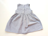 Leichtes Sommerkleid mit kleinen Fischen - Jillian's Closet, Gr.86