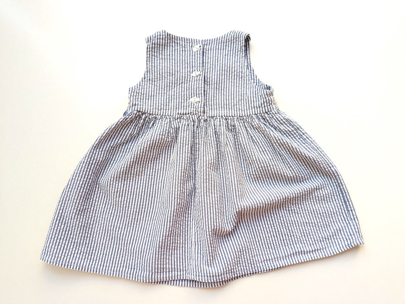 Leichtes Sommerkleid mit kleinen Fischen - Jillian's Closet, Gr.86