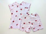 Sommerschlafanzug mit Erdbeeren - Sottocoperta, Gr.98/104