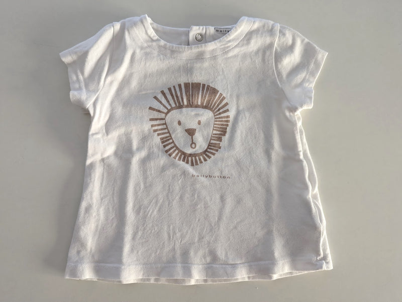 T-Shirt mit Löwenkopf, Organic - Bellybutton Gr.68